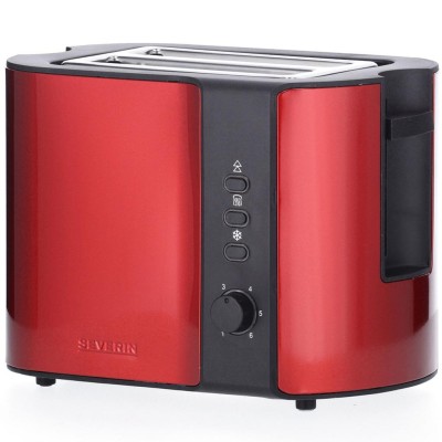 Severin - Brödrost 2 skivor 800W Chilli röd AT2217 - A12728