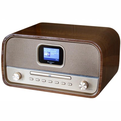 Musik-anläggning Radio CD Bluetooth DAB970BR1 Trä
