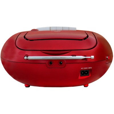 Boombox CD/MP3 DAB+/FM-radio Kassett USB SCD7800RO Röd
