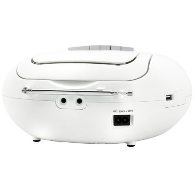 Boombox CD/MP3 DAB+/FM-radio Kassett USB SCD7800WE Vit