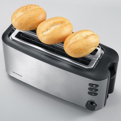 Severin - Brödrost 4skiv rostfri AT2509 - 2509000