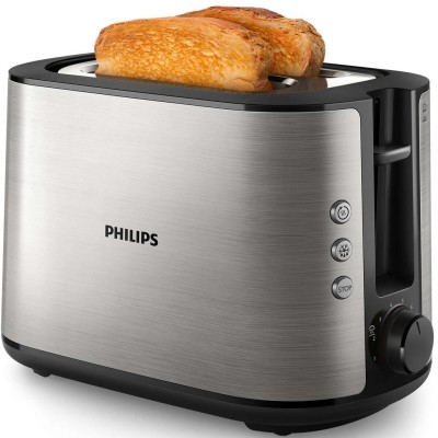 Philips - Brödrost HD2650 Rostfri 2skiv - HD2650/90
