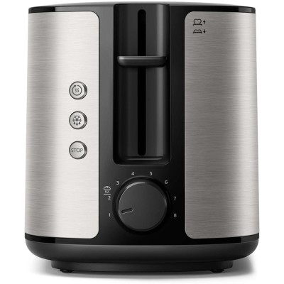 Philips - Brödrost HD2650 Rostfri 2skiv - HD2650/90