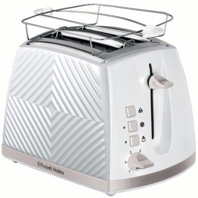 Russell Hobbs - Brödrost Vit Groove 2S Toast 26391-56 - A11042