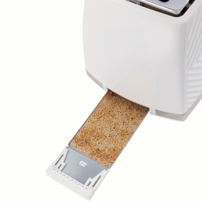 Russell Hobbs - Brödrost Vit Groove 2S Toast 26391-56 - A11042