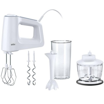 Braun - Elvisp 500w + Tillbehör Vit HM3135WH - 0X22211009