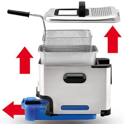 Tefal - Fritös Oleoclean Digital Timer 3.5L 2300W - FR804015