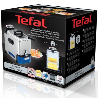 Tefal - Fritös Oleoclean Digital Timer 3.5L 2300W - FR804015