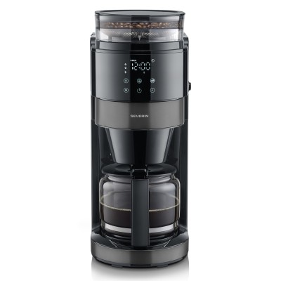 Kaffebryggare med kvarn Dark Inox KA 4830