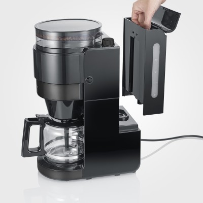 Kaffebryggare med kvarn Dark Inox KA 4830