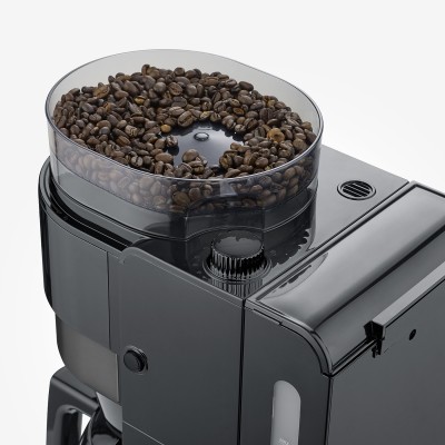 Kaffebryggare med kvarn Dark Inox KA 4830