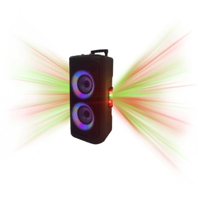 Party-högtalare Portabel 2x6,5" woofer Bluetooth LED-ljus 400W max TSP-353