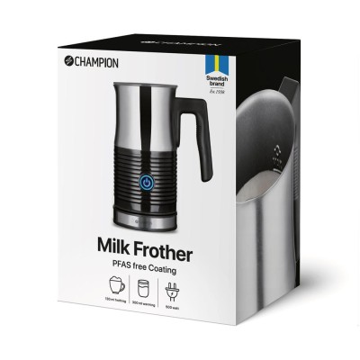 Champion - Mjölkskummare 130ml/300ml MS210 Rostfri - CHMS210