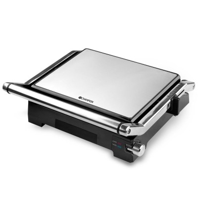 Champion - Paninigrill Pro Health 2in1 med Bordsgrill 2000W PG600 Rostfri - A13447