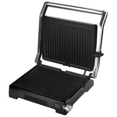 Champion - Paninigrill Pro Health 2in1 med Bordsgrill 2000W PG600 Rostfri - A13447