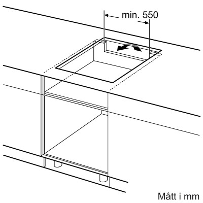 Siemens - EH85KHFB1E - iQ300, Induktionshäll, 80 cm, ramlösDesign