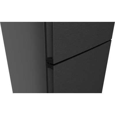 Siemens - KG49NVXCG - iQ300, Kombinerad kyl/frys, 203 x 70 cm, blackSteel