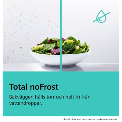 Siemens - KS36NVIDG - iQ300, Kylskåp, 186.2 x 59.5 cm, Borstat stål med antiFingerprint