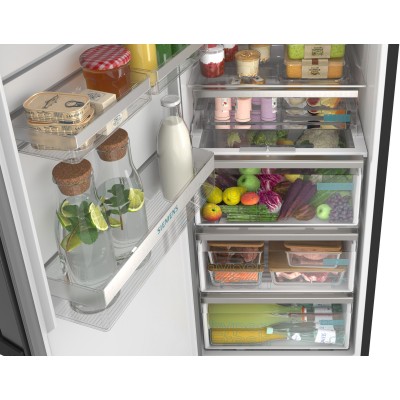 Siemens - KS36NVXCG - iQ300, Kylskåp, 186.2 x 59.5 cm, blackSteel