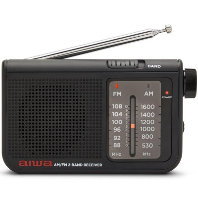 AIWA - Radio FM AM Fick-format RS-55/BK Svart - A14439