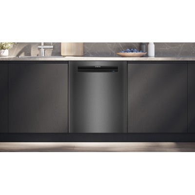 Siemens - SN15ZC01CS - iQ500, Underbyggd diskmaskin, 60 cm, Black inox