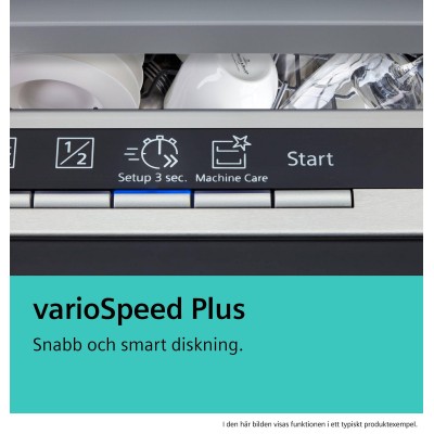 Siemens - SN15ZC01CS - iQ500, Underbyggd diskmaskin, 60 cm, Black inox