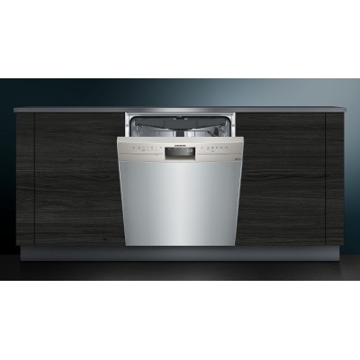 Siemens - SN436I06KS - iQ300, Underbyggd diskmaskin, 60 cm, Borstat stål med anti-fingerprint