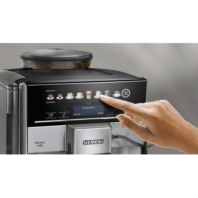 Siemens - TE655203RW - Helautomatisk kaffemaskin, EQ6 plus s500, Morgondis