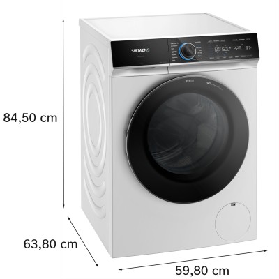 Siemens - WG66B2ALDN - iQ700, Tvättmaskin, frontmatad, 11 kg, max. 1600 varv/min