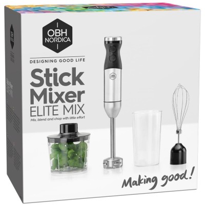 OBH Nordica - Stavmixer Set 800W Elite Mix 7715 - 7715