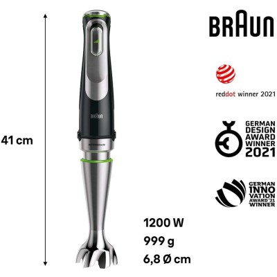 Braun - Stavmixerset MQ9138XI MultiQuick 9 Premium 1200W - A12187
