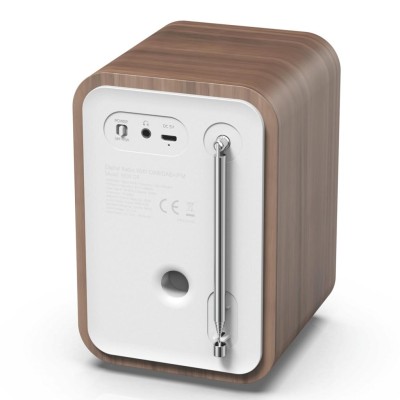 Denver - Radio FM DAB+ Bluetooth DAB-48W Vit - DAB-48WHITE