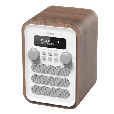 Radio FM DAB+ Bluetooth DAB-48W Vit