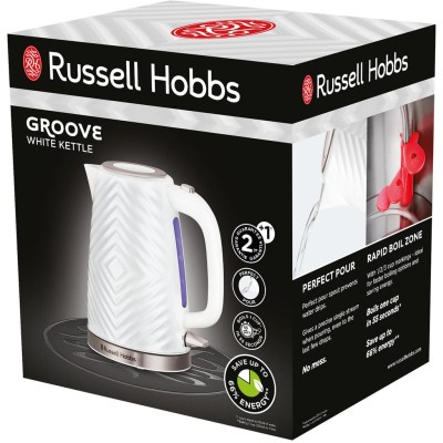 Russell Hobbs - Vattenkokare Groove Kettle White 26381-70 - A11037