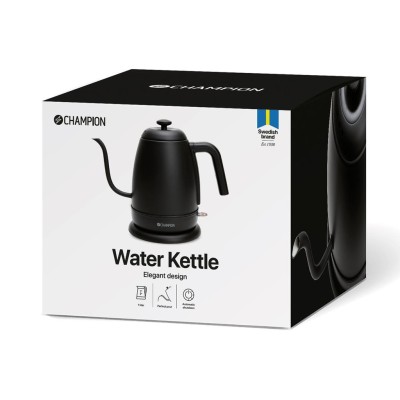 Champion - Vattenkokare Pour Over Elegant 1L VK700 Mattsvart - A14516