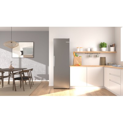 Bosch - GSN36VLCG - Serie 4, Frysskåp, 186.2 x 59.5 cm, Inox-Look