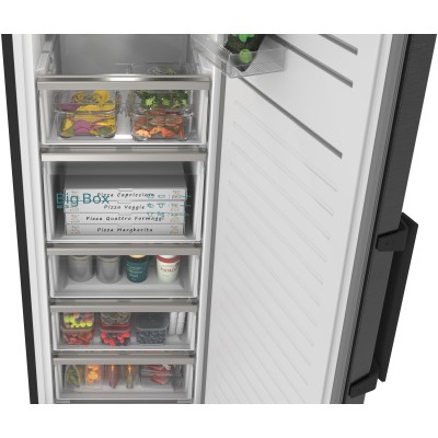 Siemens - GS36NVXCG - iQ300, Frysskåp, 186.2 x 59.5 cm, blackSteel