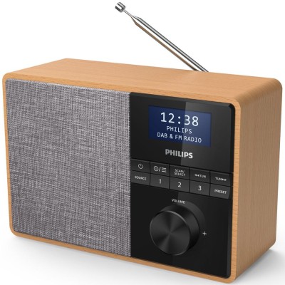 Philips - Radio FM DAB+ Bluetooth TAR5505/10 Trähölje - A12999