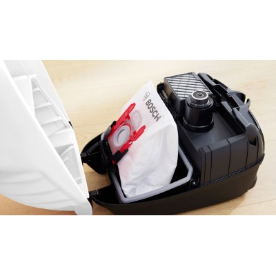 Bosch - BGB6SIL0L - Serie 6, Dammsugare med påse, ProSilence, Vit