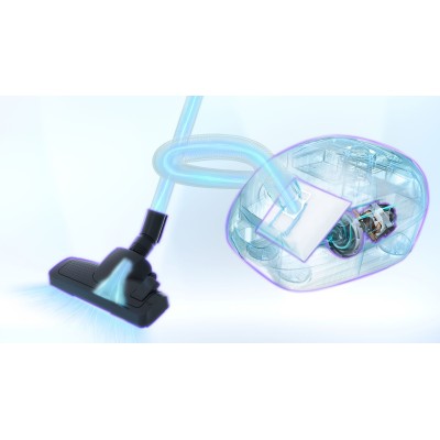 Bosch - BGB6SIL0L - Serie 6, Dammsugare med påse, ProSilence, Vit