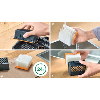 Bosch - BGB6SIL0L - Serie 6, Dammsugare med påse, ProSilence, Vit