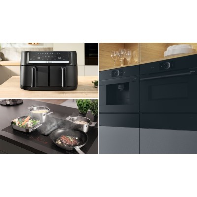 Bosch - MAFD440B7 - Serie 4, Airfryer med två utdragslådor, Svart