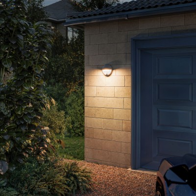 Capricorn Vägglampa 800lm IR-sensor Ultra Efficient Antracit