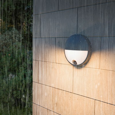 Capricorn Vägglampa 800lm IR-sensor Ultra Efficient Antracit