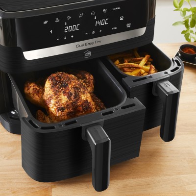 Airfryer Dual Easy Fry 8,3 L svart