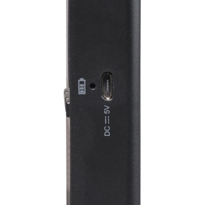 Denver - Radio FM DAB+ Fick-format Laddbart batteri DAH-126 Svart - DAH-126