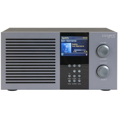 Radio FM DAB+ Internet Bluetooth Mono Tre Svart