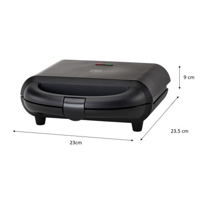 Smörgåsgrill Toasty 700 W Svart