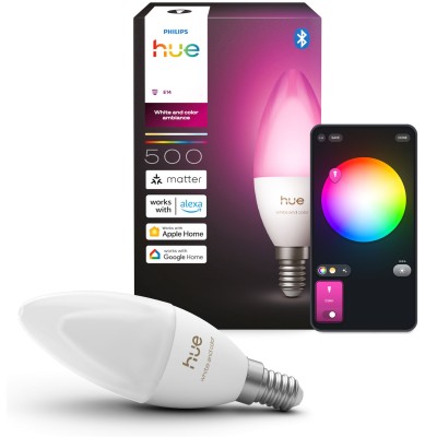 White Color Ambiance E14 Kron 470 lm 1-pack