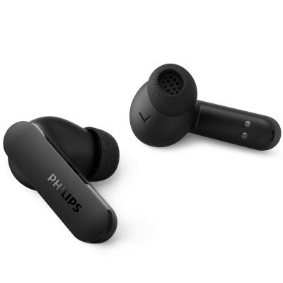 Hörlurar In-ear TWS Stem,36h speltid IPX4 APP GRS Svarta